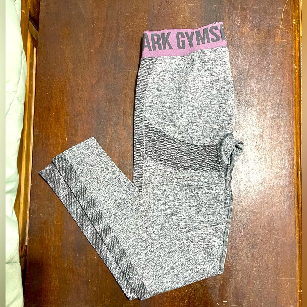 Gymshark Gray and Pink Leggings